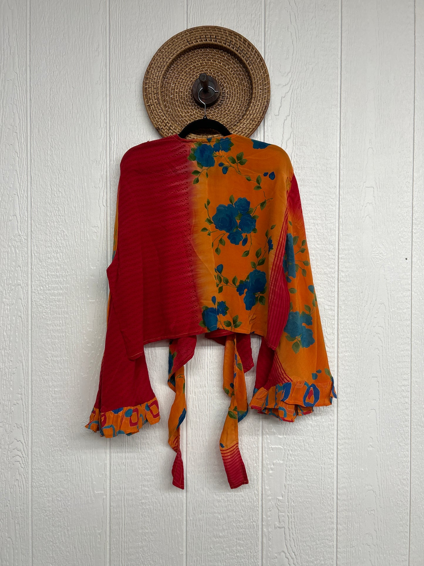 Crepe Sari Zeppelin Crop Shrug 0426 268