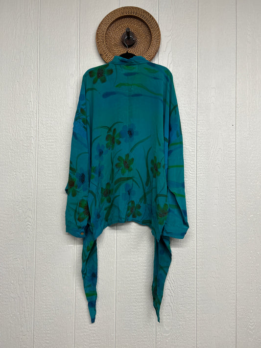 Crepe Sari Nirvana Button Down 1125 260