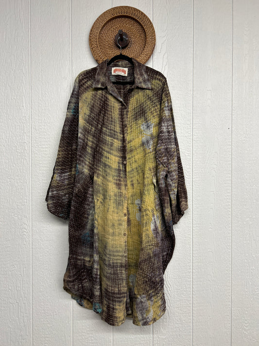 Pareo Kantha Free To Be Longsleeve Maxi 0526 032