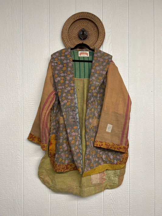 Fine Kantha Drifter Coat 1026 251