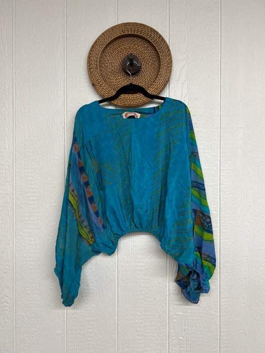 Crepe Sari Luna Crop Top 0126 003