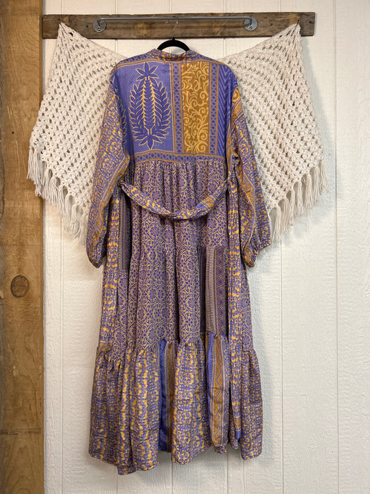 Rasgulla Sari Luminous Maxi Dress 0226 203