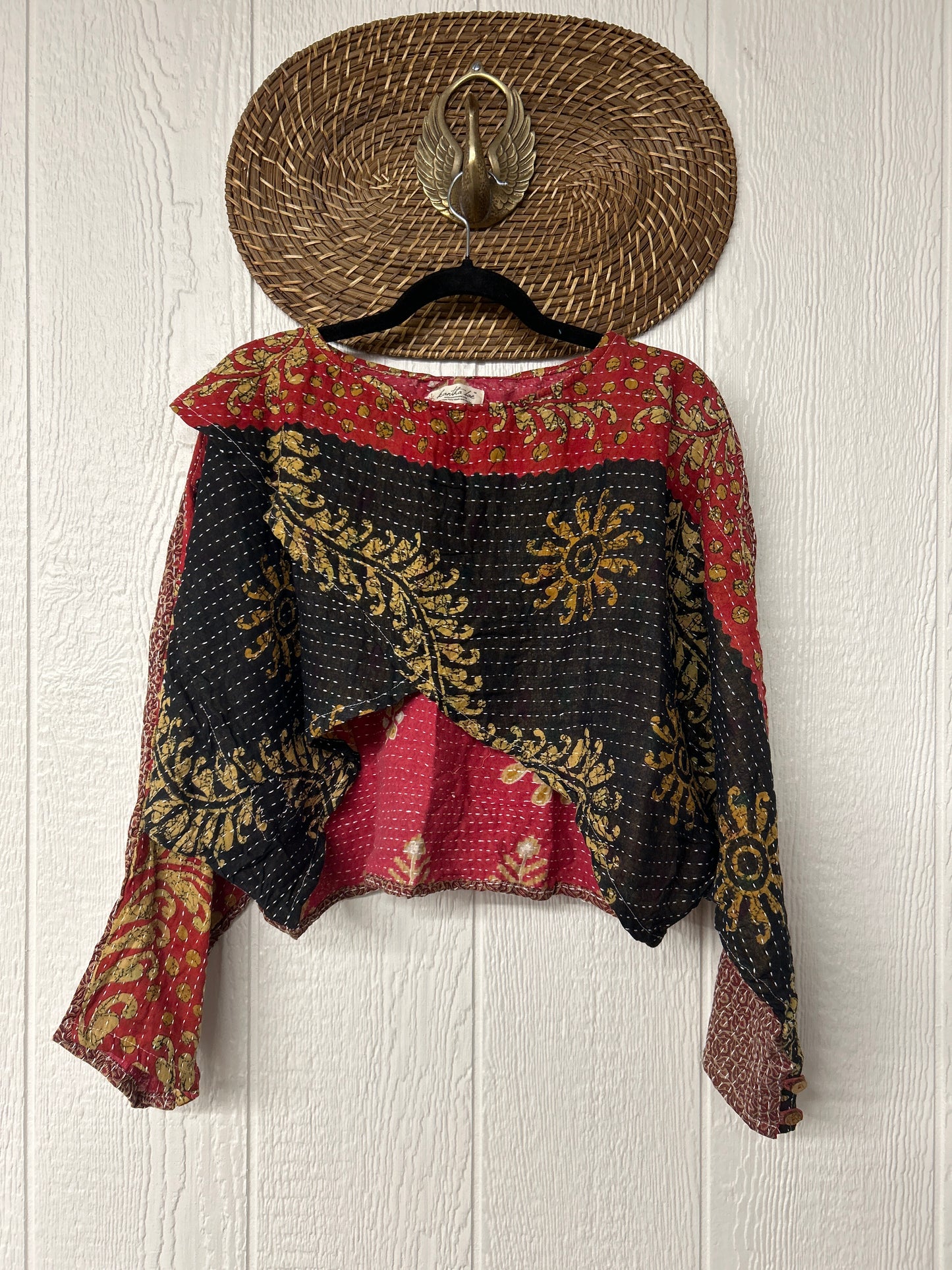 Pareo Kantha In Bloom Cropped Pullover 0326 165