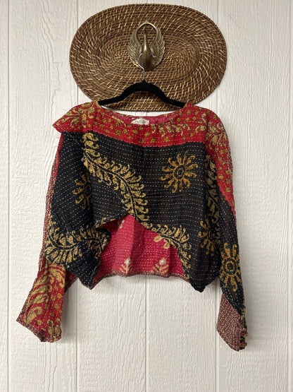 Pareo Kantha In Bloom Cropped Pullover 0326 165