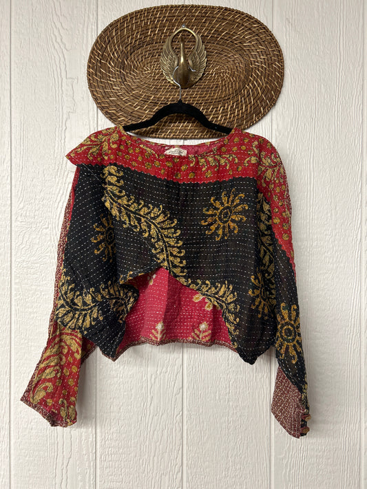 Pareo Kantha In Bloom Cropped Pullover 0326 165