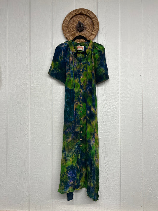 Crepe Sari Summer Woodstock Duster 0626 128