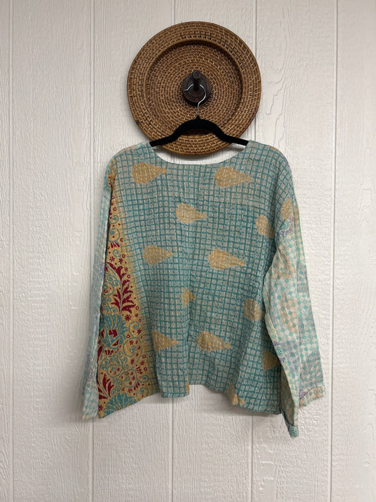 Pareo Kantha Wanderer Pocket Crop Top 0226 035