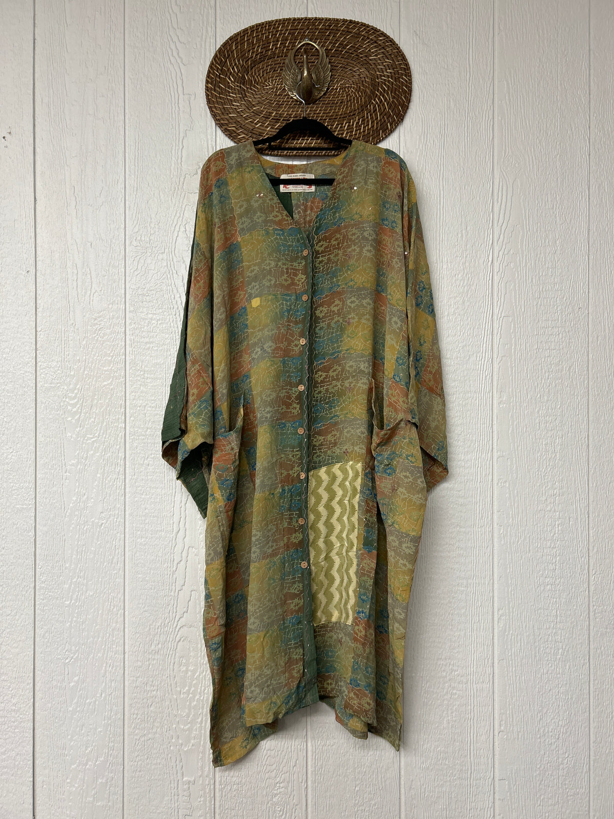 Crepe Sari Gaia Duster Dress 0826 278