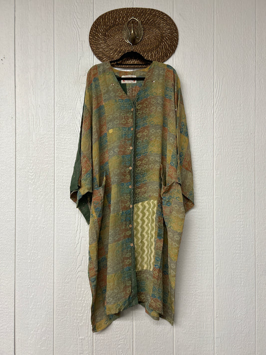 Crepe Sari Gaia Duster Dress 0826 278
