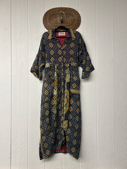 Pareo Kantha Gravity Duster Dress 0226 075