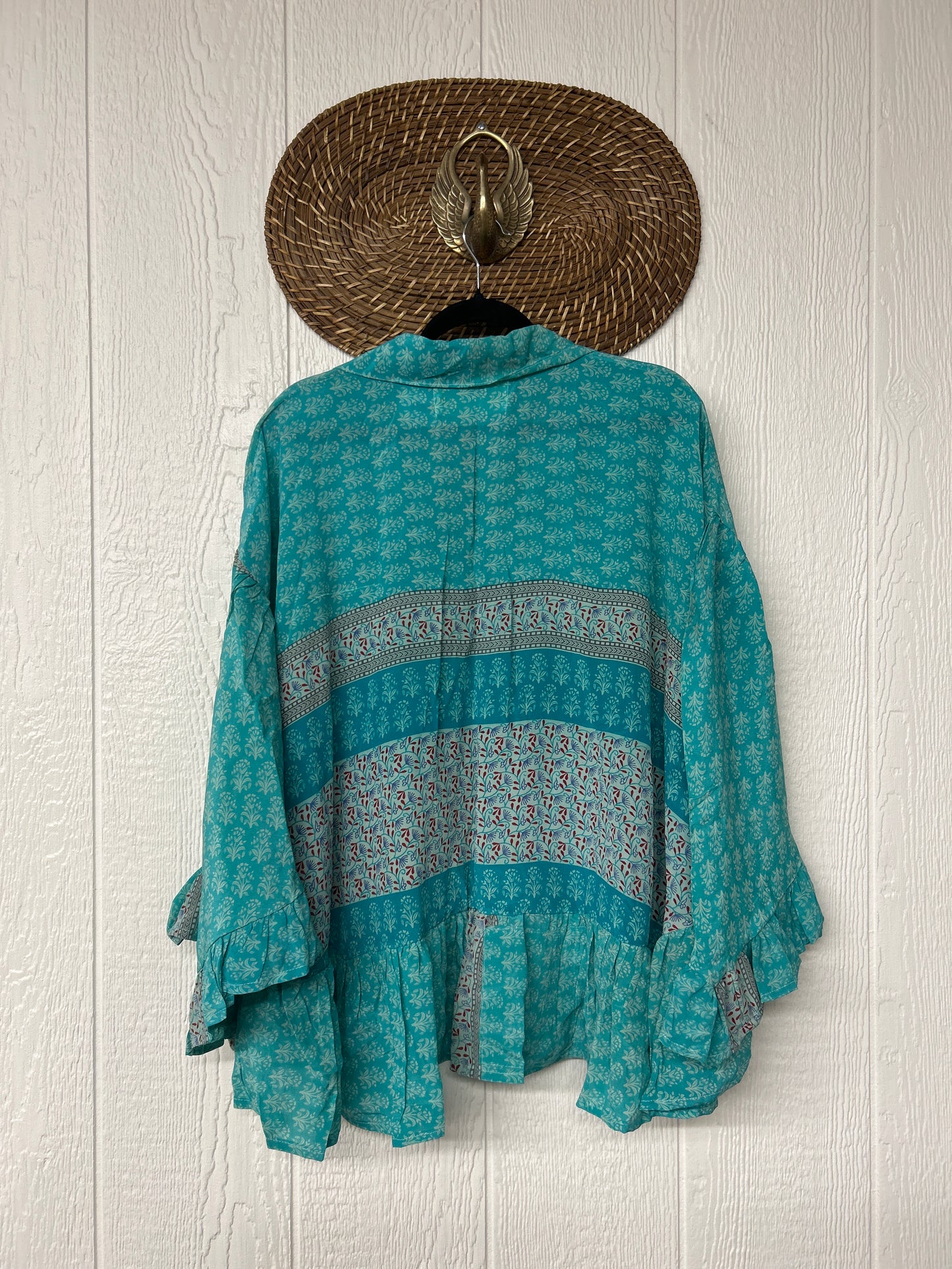 Crepe Sari Wild Rose Top 1225 225