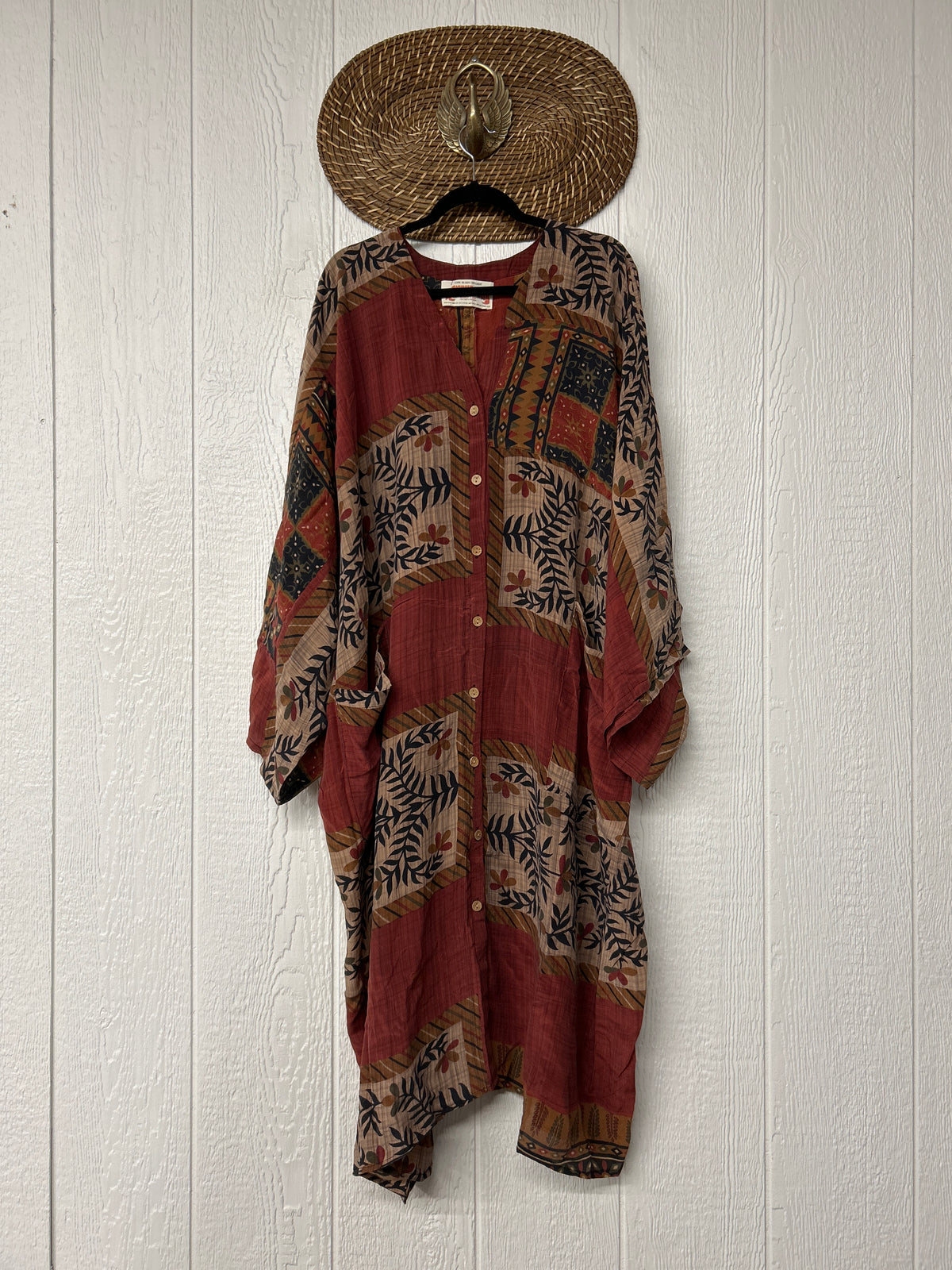 Crepe Sari Gaia Duster Dress 0826 064