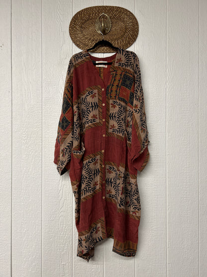 Crepe Sari Gaia Duster Dress 0826 064