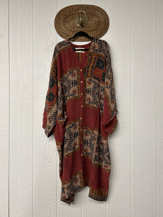 Crepe Sari Gaia Duster Dress 0826 064
