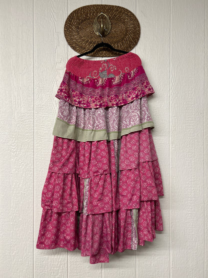 Rasgulla Sari Venus Ruffle Maxi 1125 023