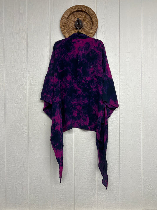 Crepe Sari Summer Nirvana Button Down 0626 204