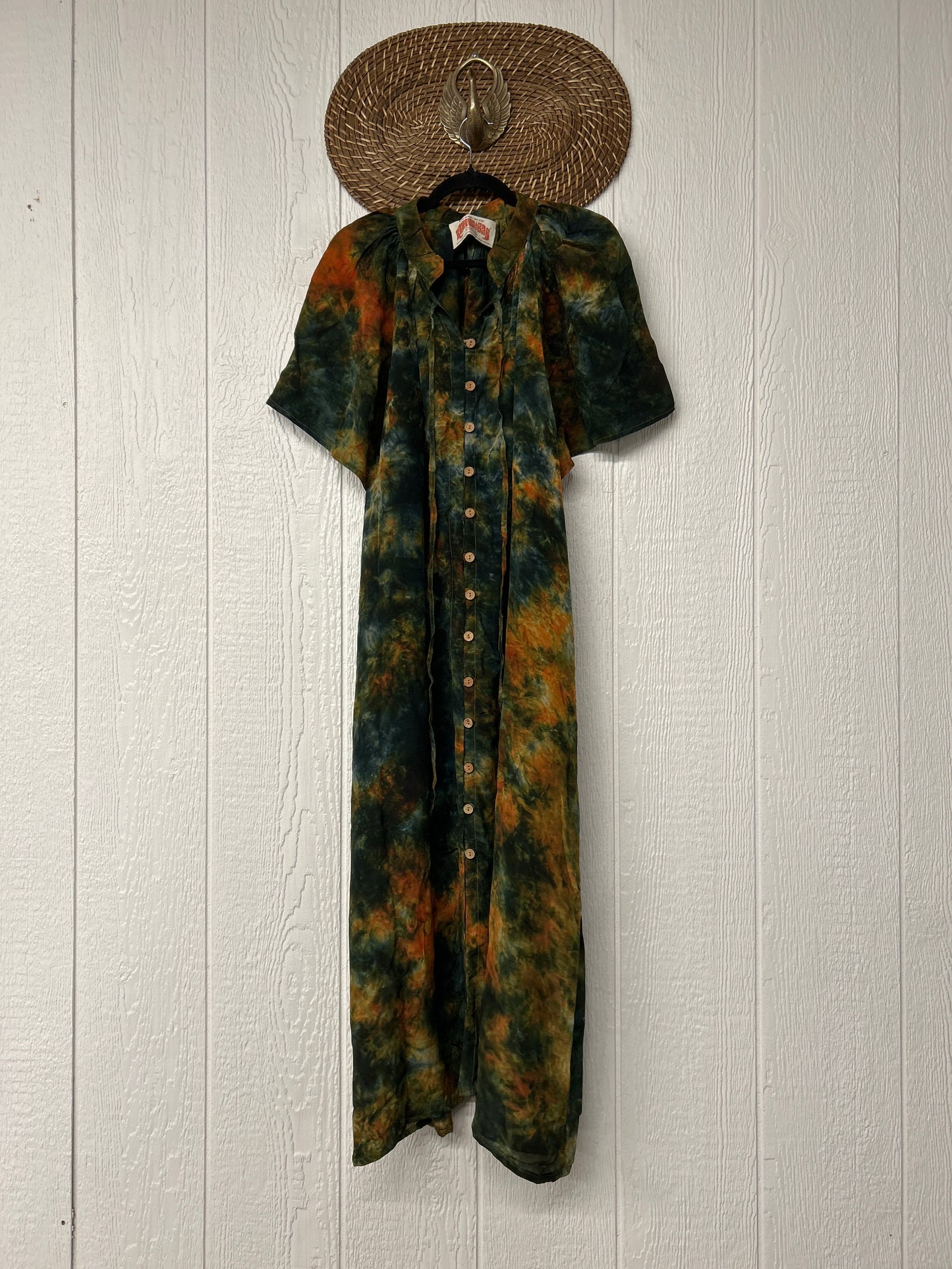Crepe Sari Summer Woodstock Duster 0626 167