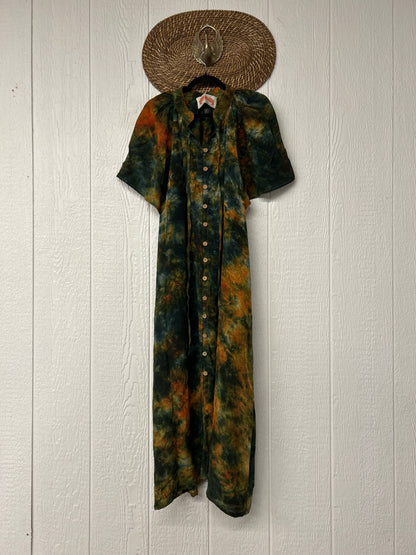 Crepe Sari Summer Woodstock Duster 0626 167
