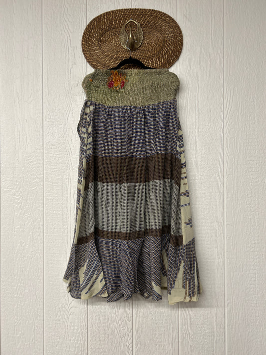 Crepe Sari Inner Peace Wrap Skirt 0626 218