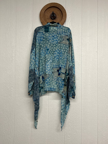 Crepe Sari Nirvana Button Down 1125 272