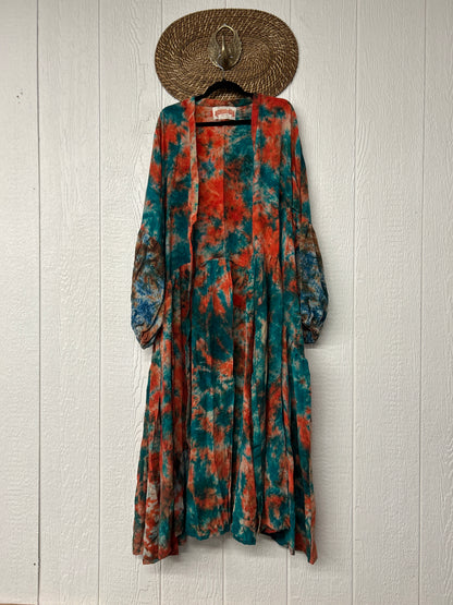 Crepe Sari Evermore Kimono 1026 071