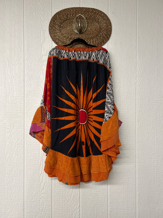 Crepe Wild Rose Skirt 1025 119