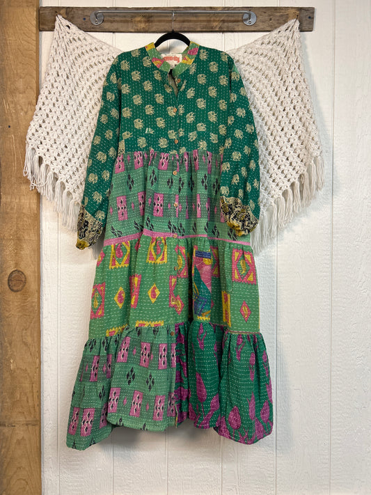Pareo Kantha Luminous Maxi Dress 0126 275