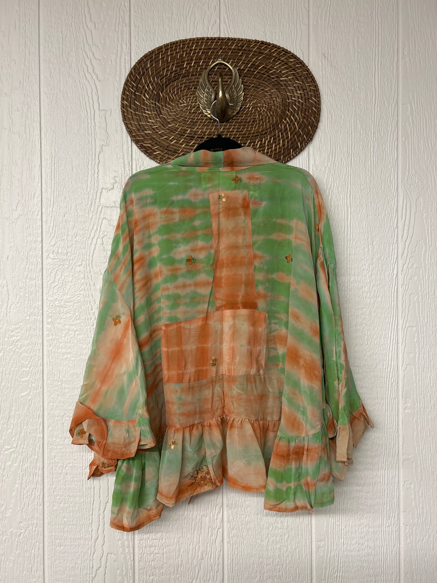 Crepe Sari Wild Rose Top 1225 175