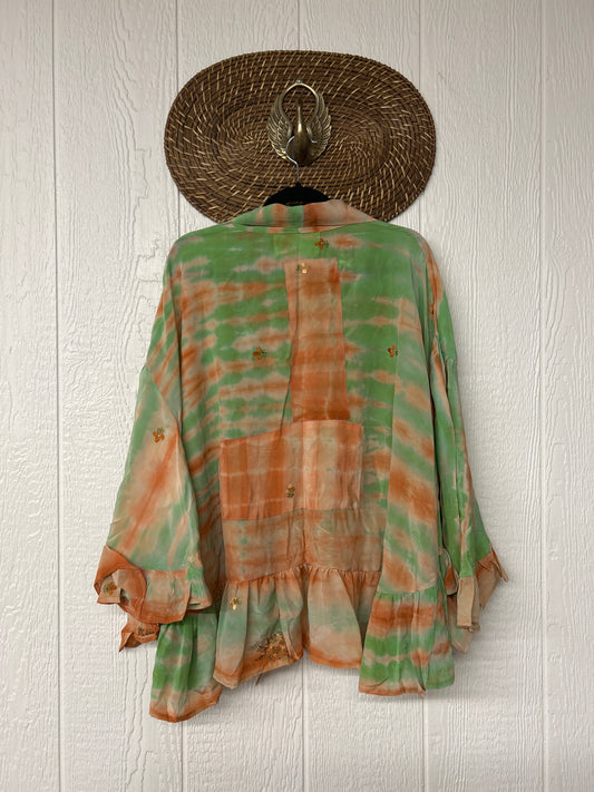 Crepe Sari Wild Rose Top 1225 175