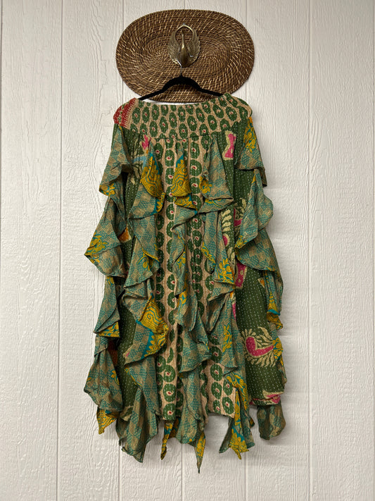 Pareo Kantha Willow Maxi Skirt 0826 193