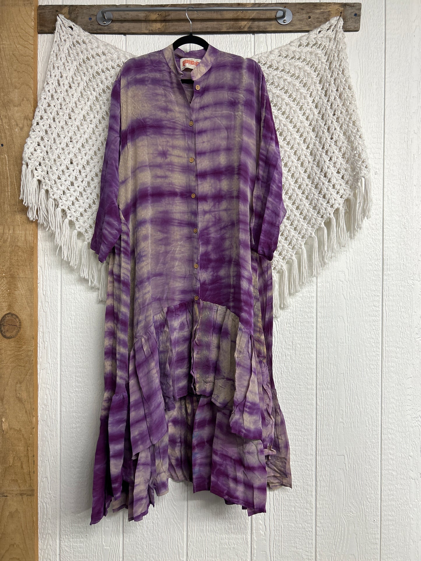 Crepe Sari Dahlia Duster Dress 0326 110