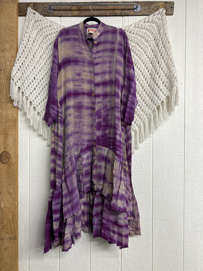 Crepe Sari Dahlia Duster Dress 0326 110