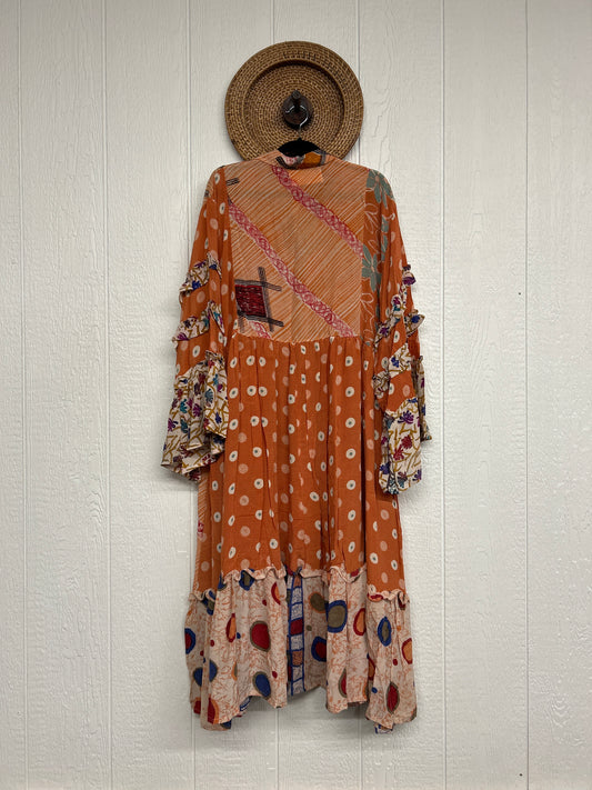 Crepe Sari Rhiannon Duster Dress 0226 144