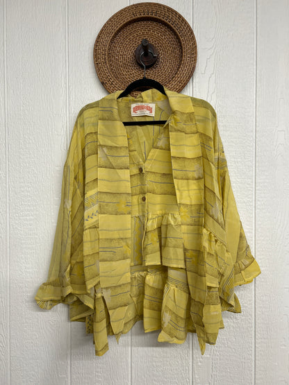 Crepe Sari Wild Rose Top 1225 105