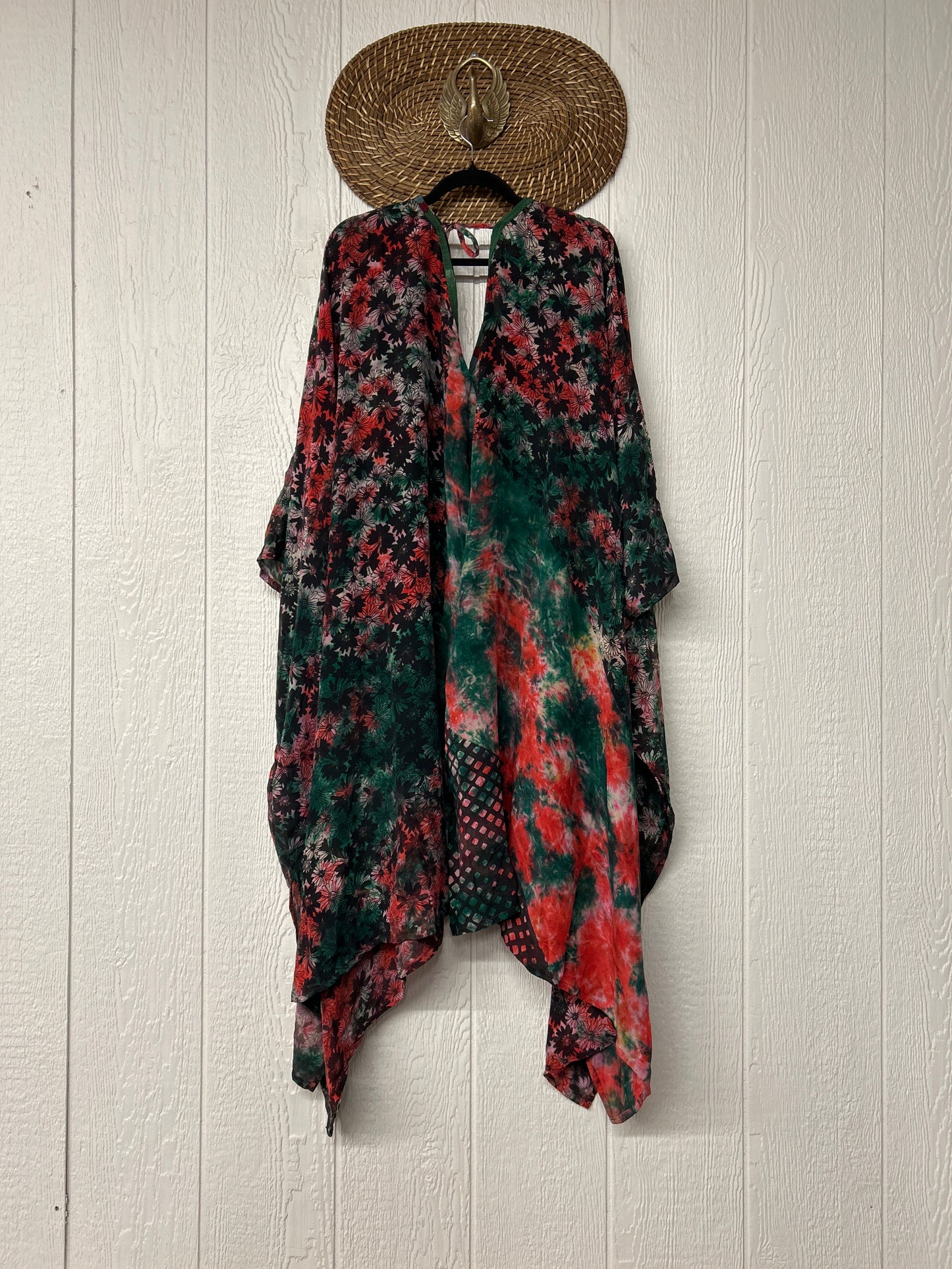 Crepe Sari Orchid Kimono 0626 141