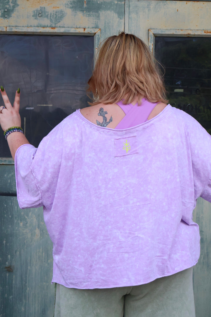 KB Dream Crop Tee - Violet
