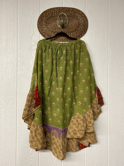 Pareo Kantha Wild Rose Skirt 0426 208
