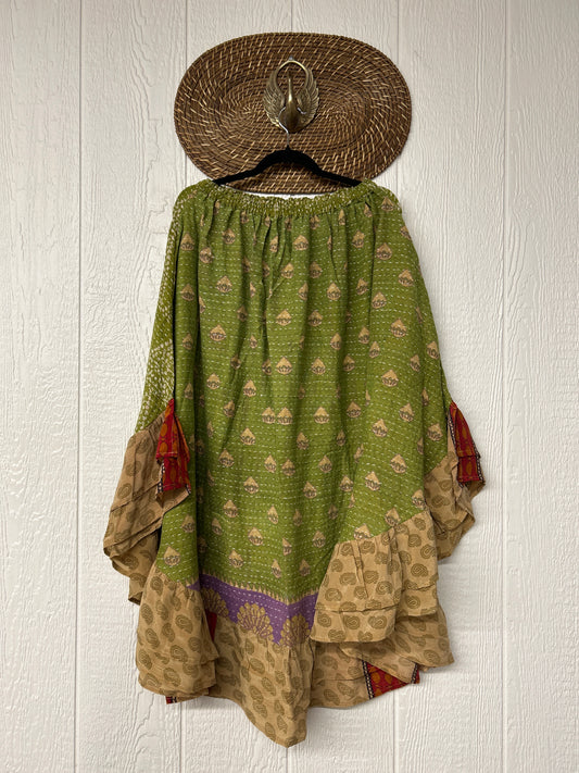 Pareo Kantha Wild Rose Skirt 0426 208