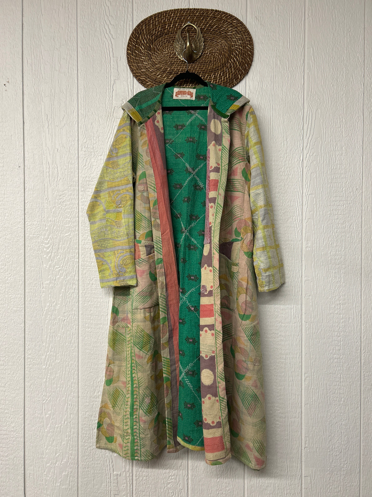 Fine Kantha Rising Sun Coat 1026 036