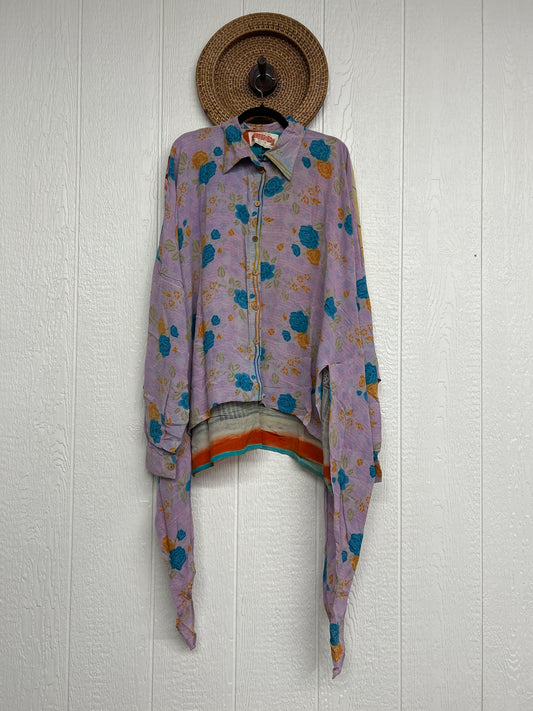 Crepe Sari Nirvana Button Down 1125 216