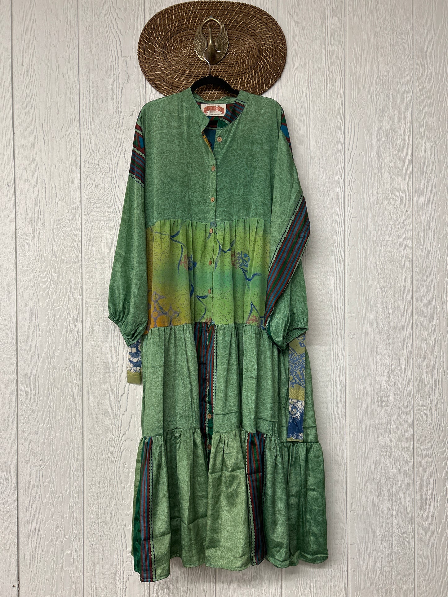 Rasgulla Sari Luminous Maxi Dress 0226 019