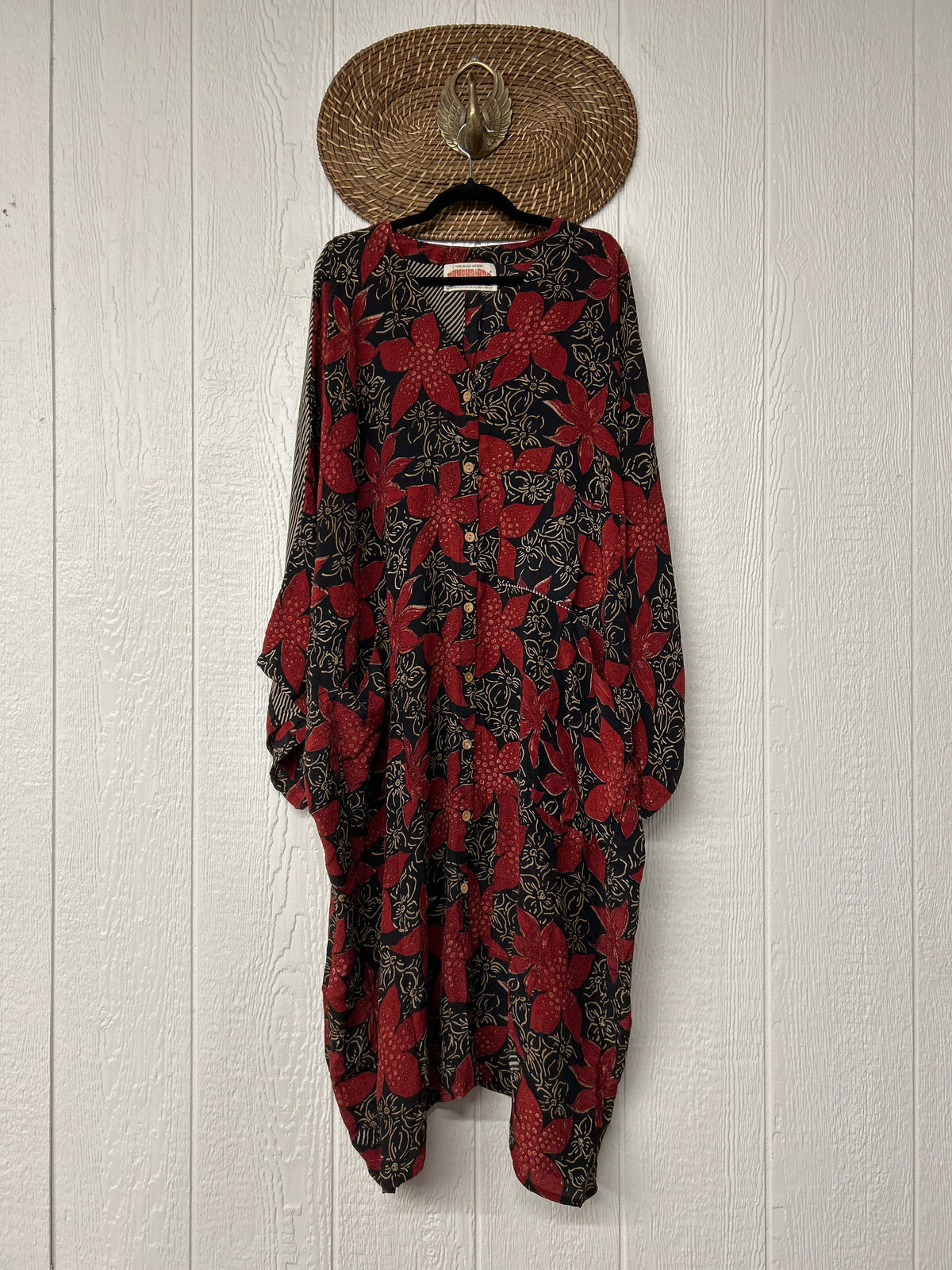 Crepe Sari Gaia Duster Dress 0826 096