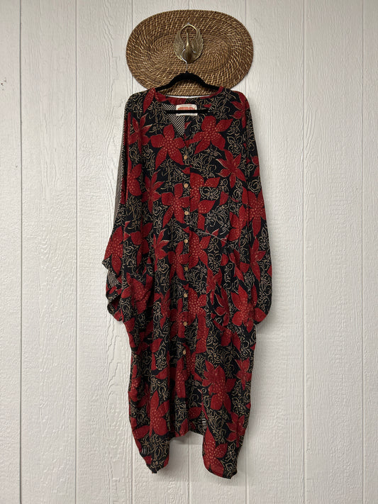 Crepe Sari Gaia Duster Dress 0826 096