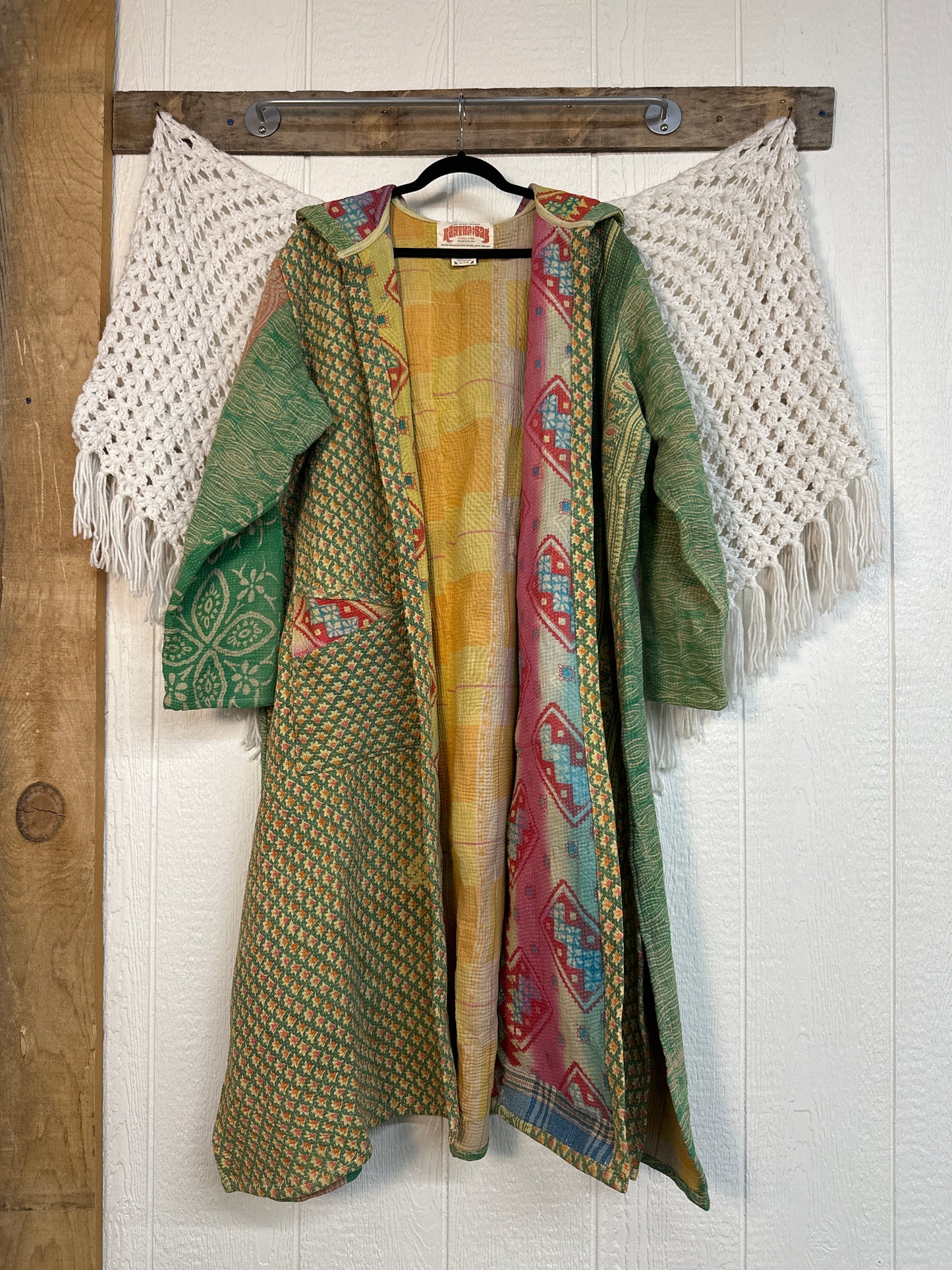 Fine Kantha Rising Sun Coat 1125 261