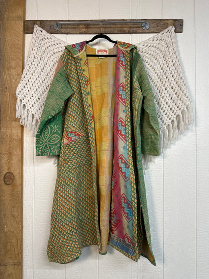 Fine Kantha Rising Sun Coat 1125 261