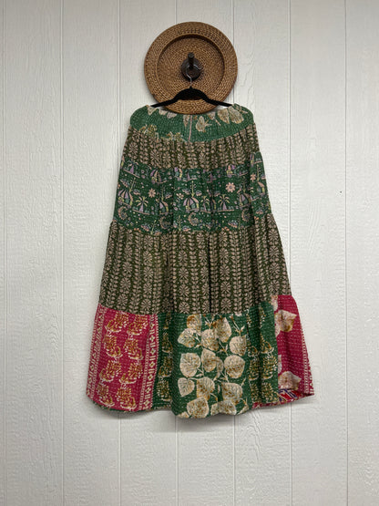 Pareo Kantha Lotus Maxi Skirt 0826 047