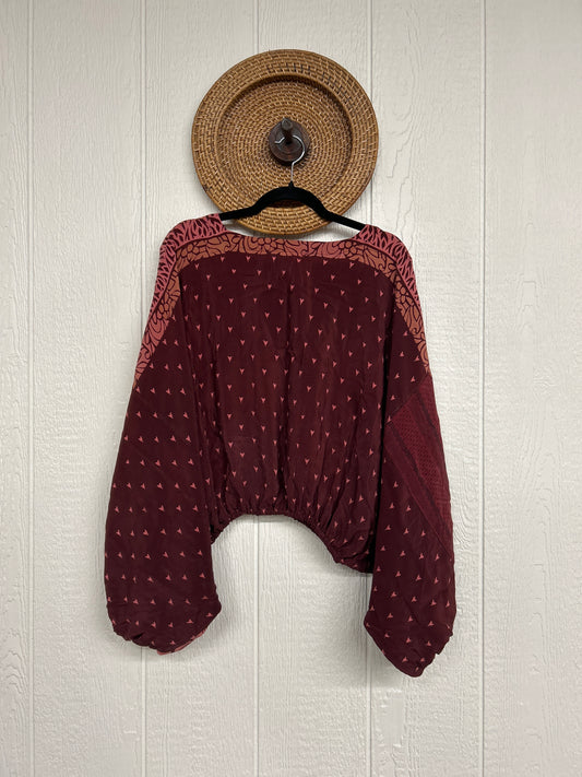 Crepe Sari Luna Crop Top 0126 017