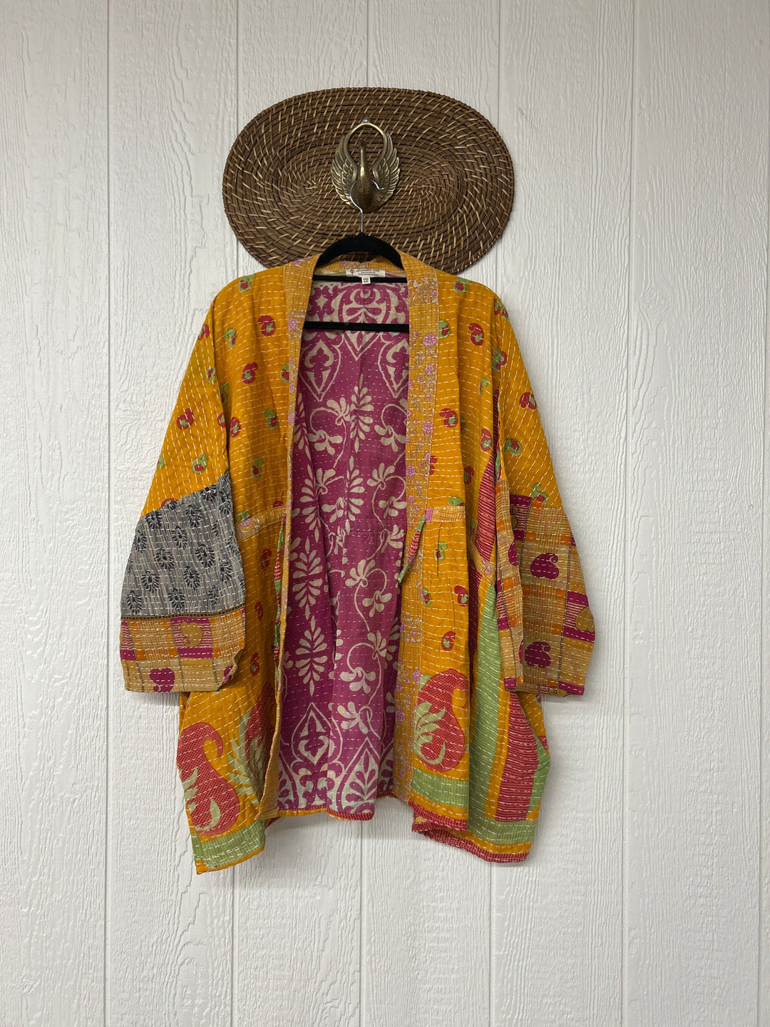 Kantha Shortie Kimono 0325 113