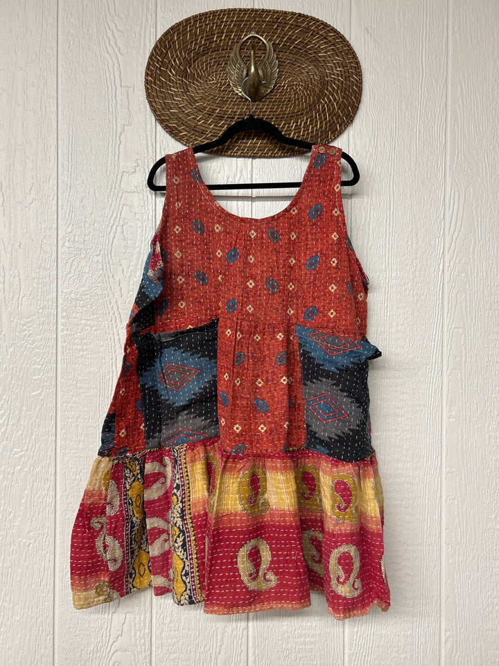 Kantha Meadow Mini Dress 0625 057