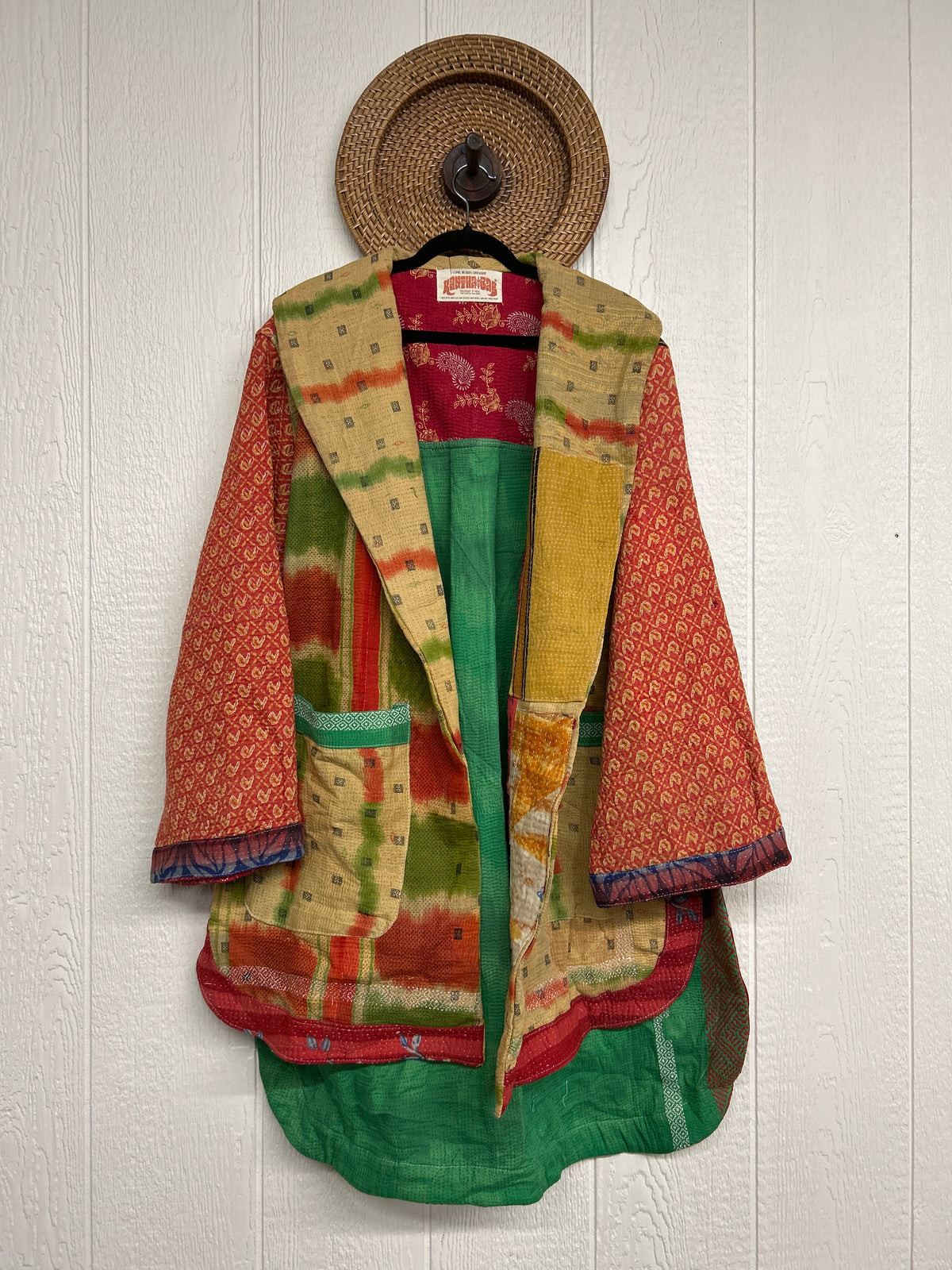 Fine Kantha Drifter Coat 1026 044